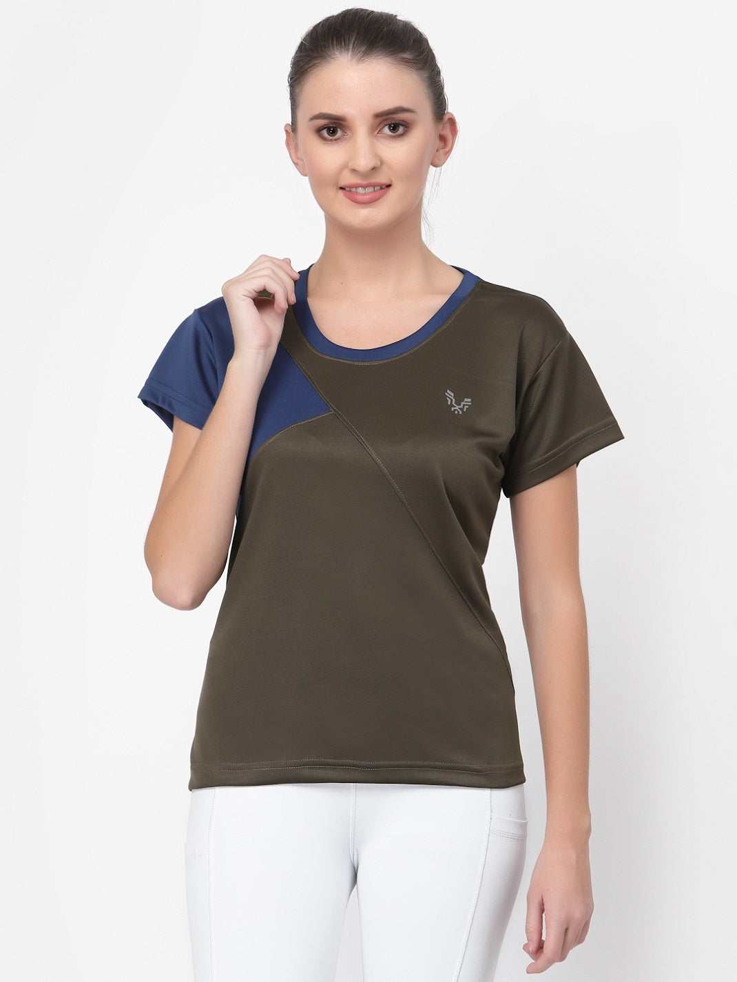 UZARUS Women's Dry Fit Workout Top Sports Gym T-Shirt
