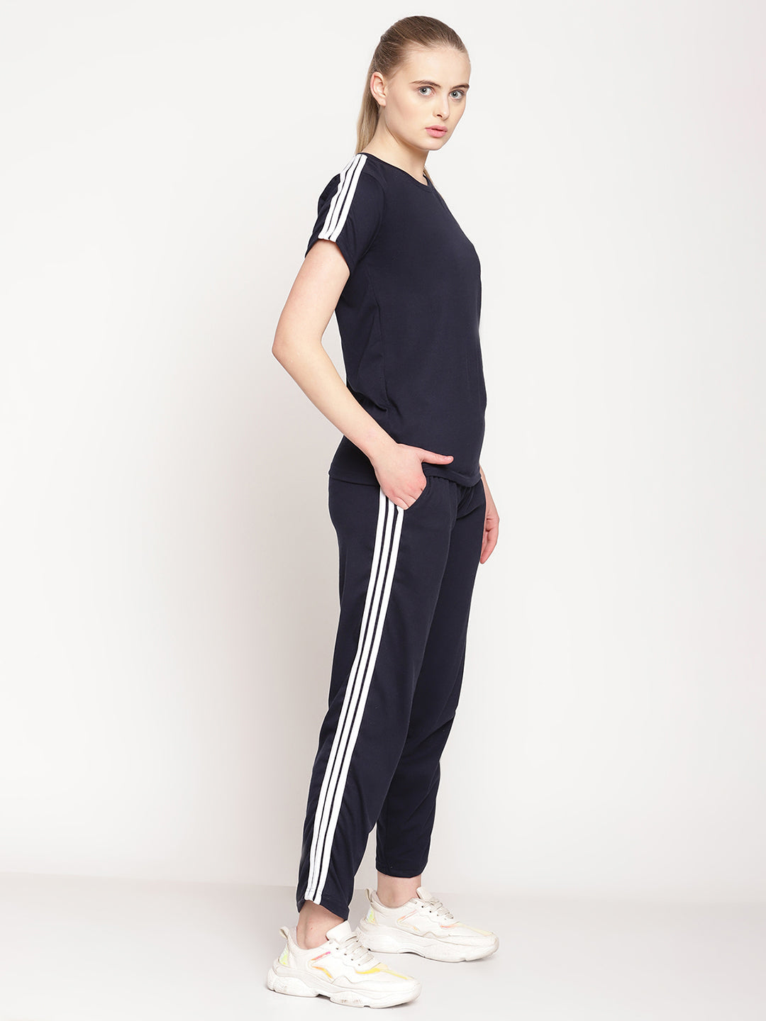 UZARUS Women's Cotton Set of Top and Pyjama