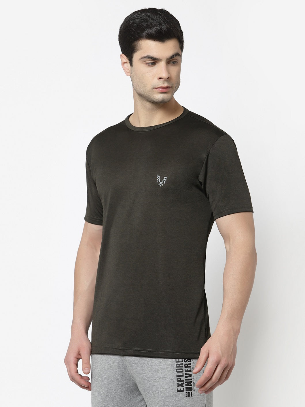 UZARUS Men's Dry Fit Sports Gym Regular T-Shirt
