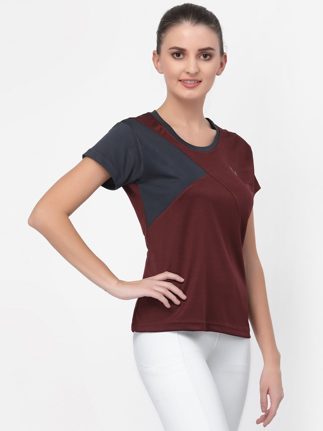 UZARUS Women's Dry Fit Workout Top Sports Gym T-Shirt