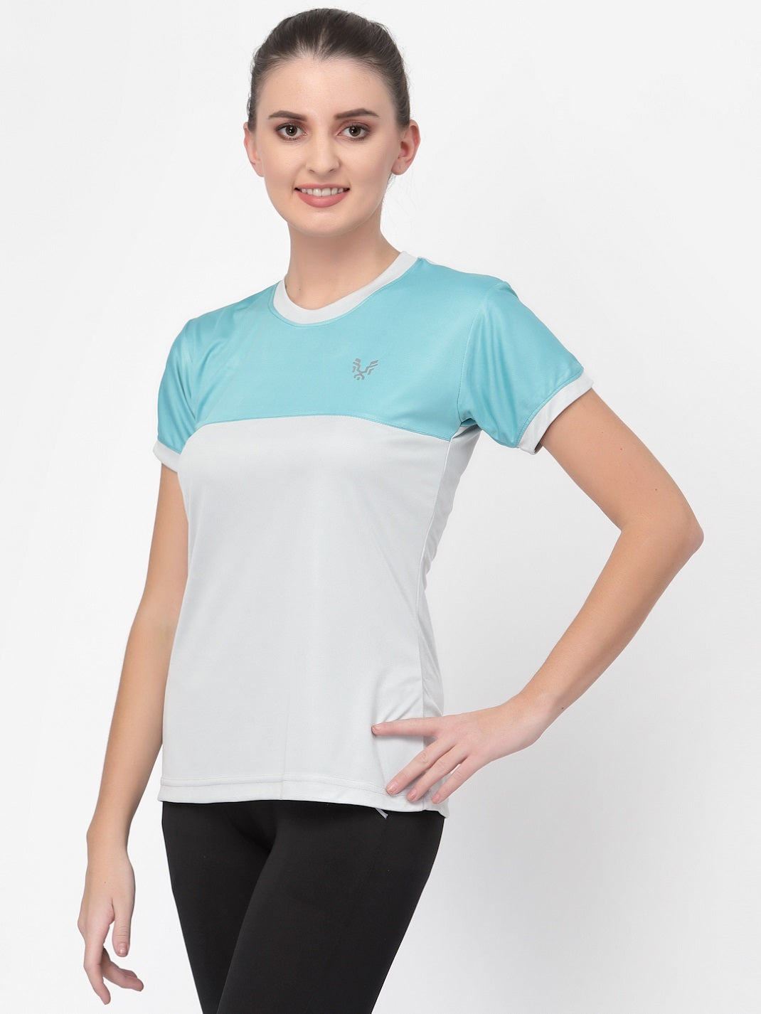 UZARUS Women's Dry Fit Workout Top Sports Gym T-Shirt