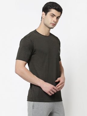 UZARUS Men's Dry Fit Sports Gym Regular T-Shirt