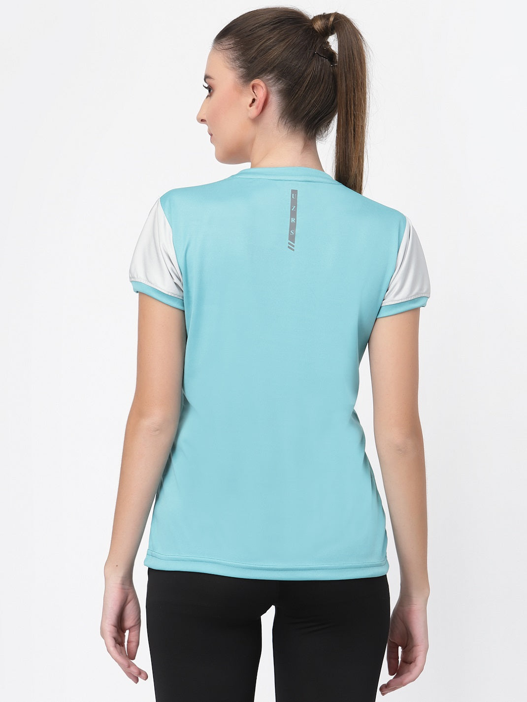 UZARUS Women's Dry Fit Workout Top Sports Gym T-Shirt