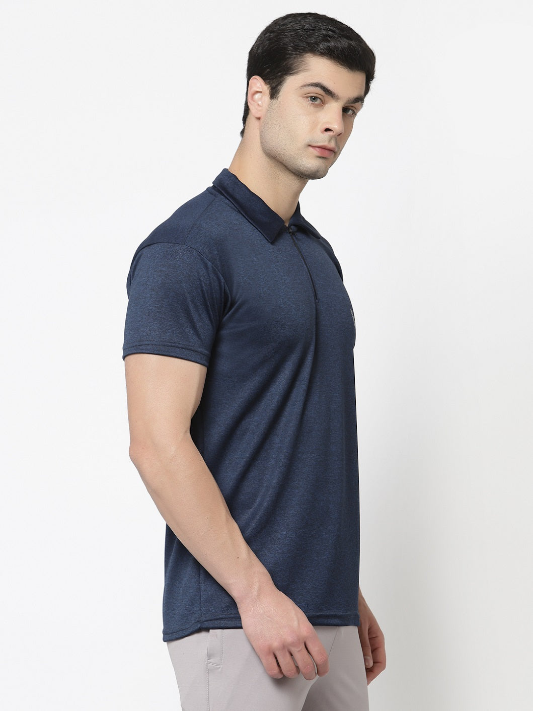 UZARUS Men's Dry Fit Sports Gym Polo T-Shirt