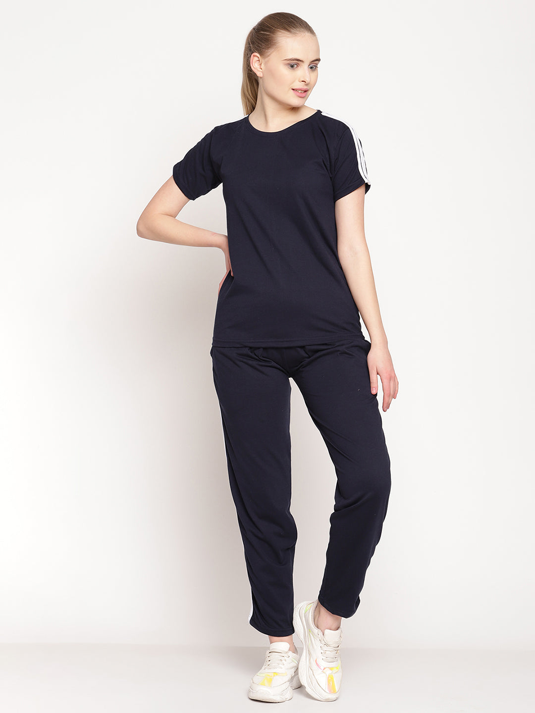UZARUS Women's Cotton Set of Top and Pyjama