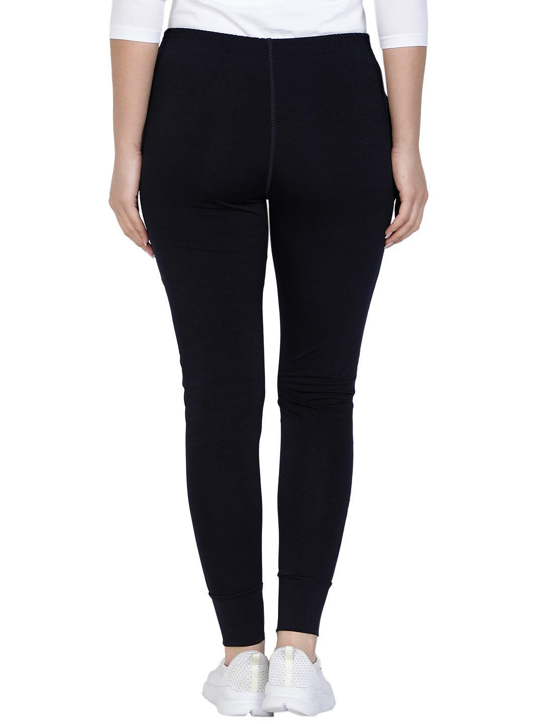 Women's Stretchable Lycra Joggers Track Pants with 2 Zippered Pockets for Gym, Yoga, Workout and Casual Wear