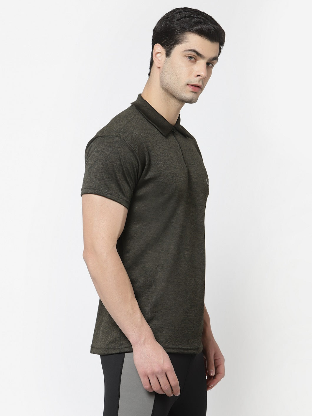 UZARUS Men's Dry Fit Sports Gym Polo T-Shirt