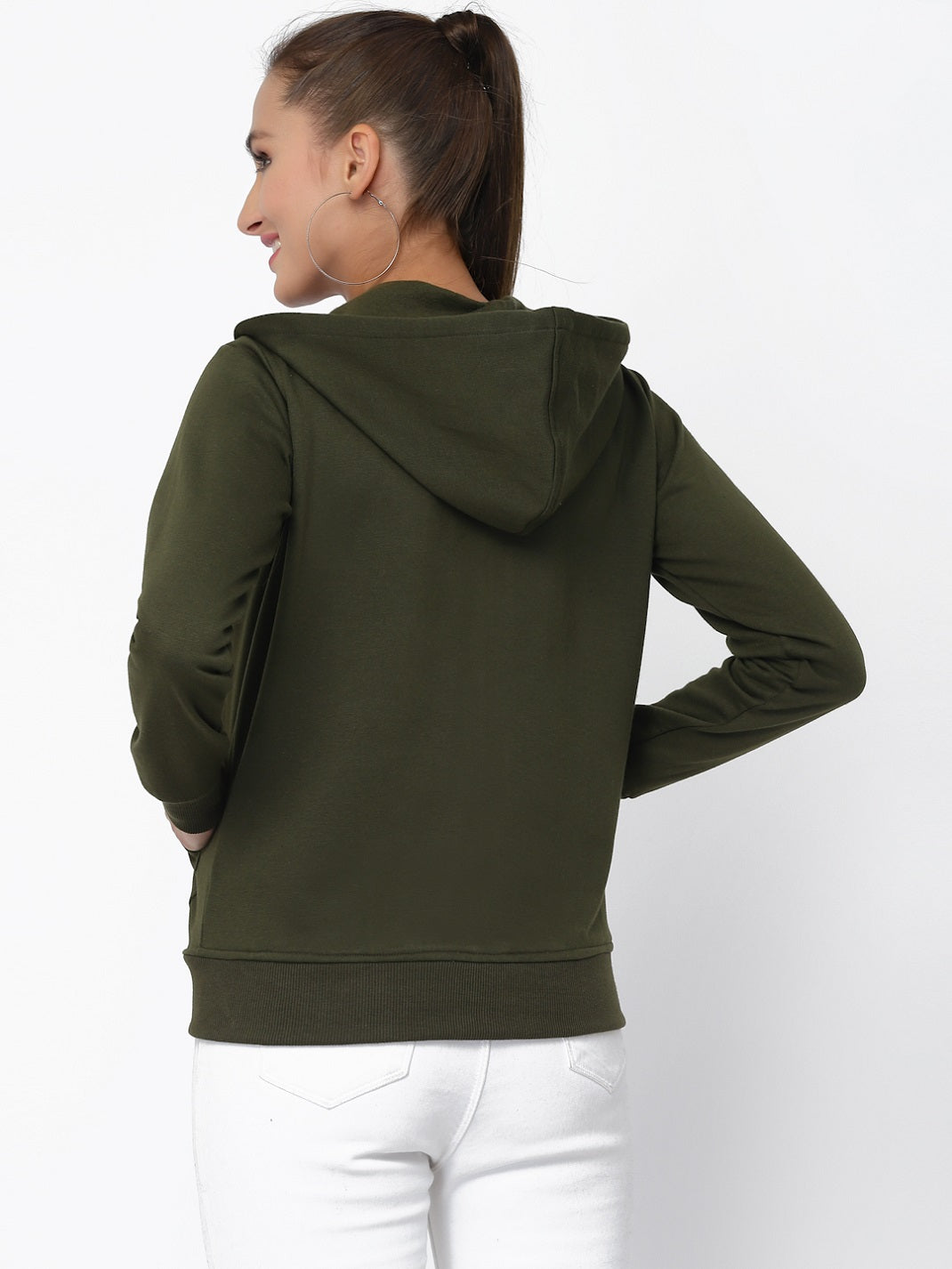 UZARUS Women's Cotton Fleece Premium Sweatshirt Hoodie