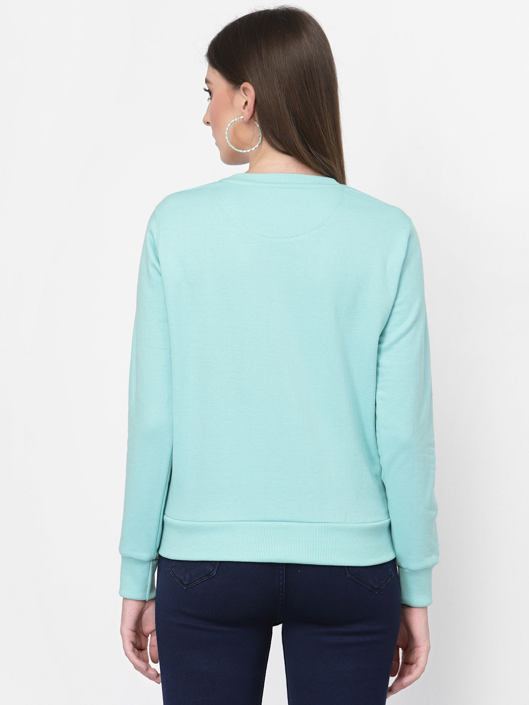 UZARUS Women's Cotton Fleece Premium Sweatshirt