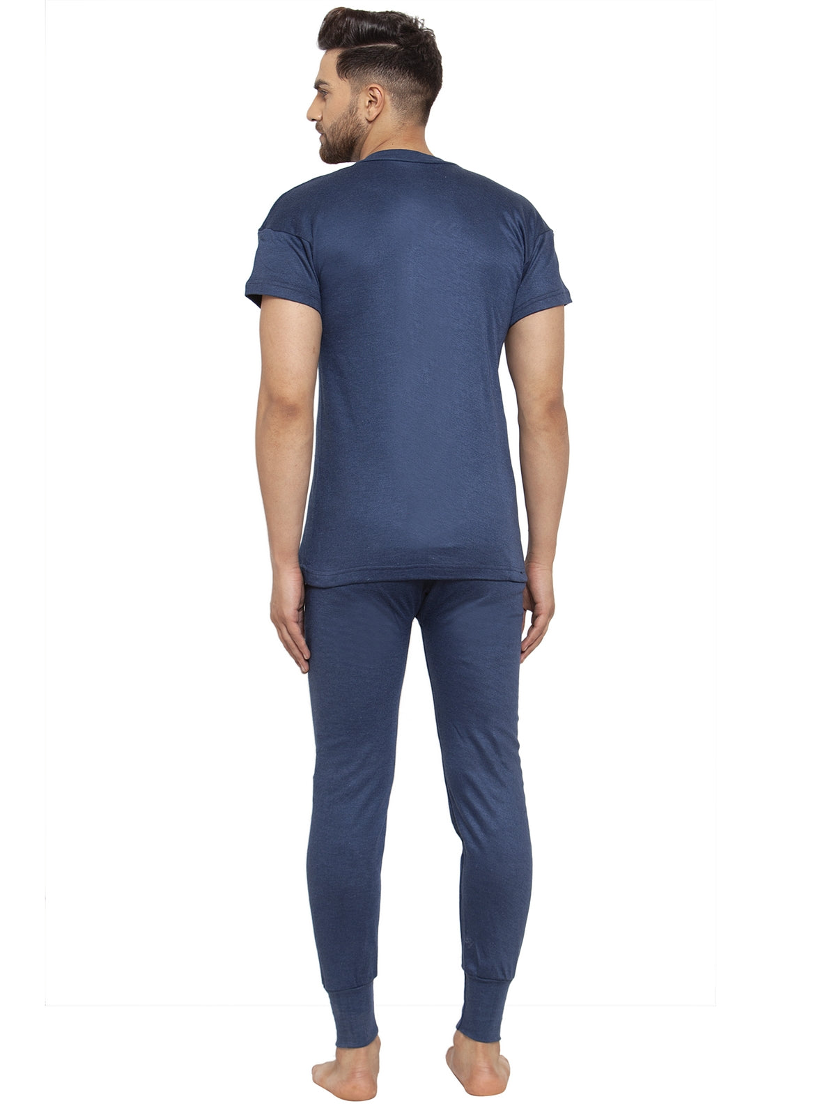 MEN'S HALF SLEEVES THERMAL SET ( V NECK VEST AND TROUSER)