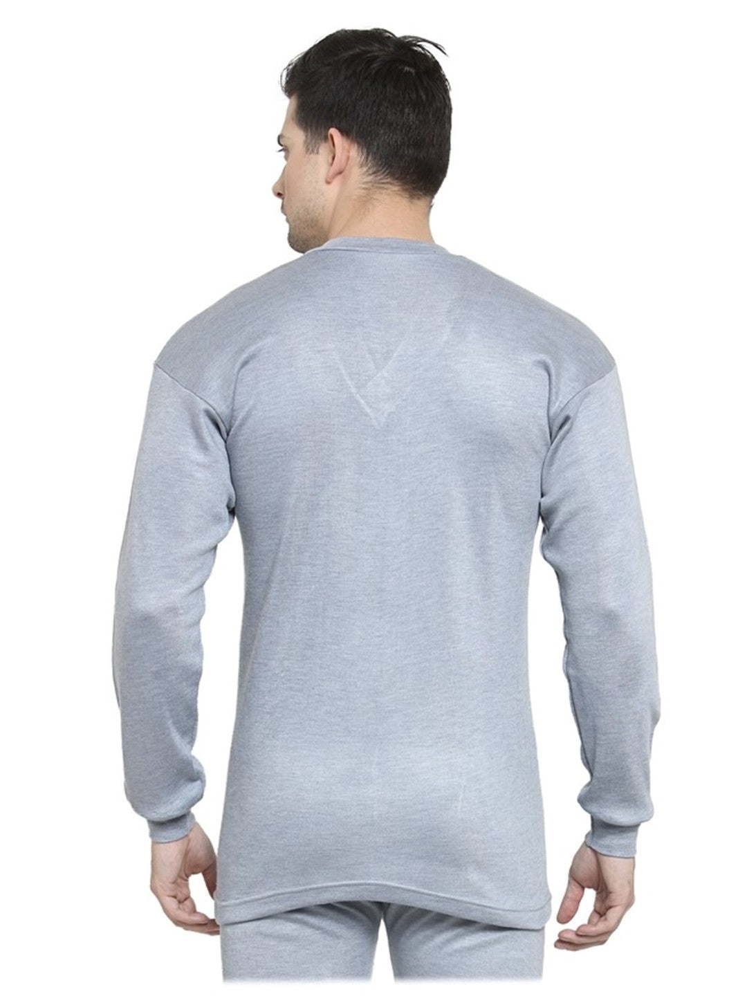 MEN'S SOLID V-NECK THERMAL TOP