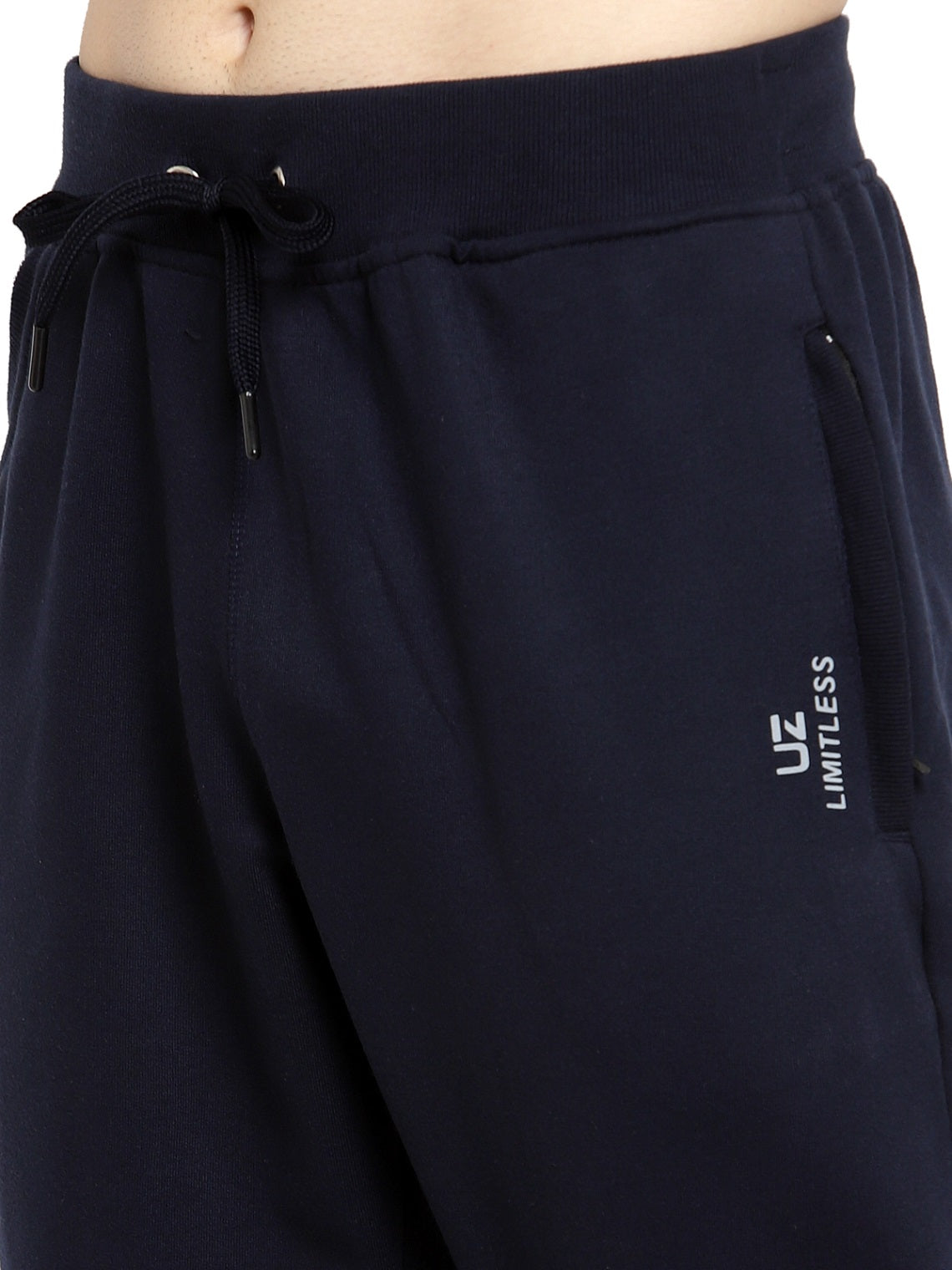 Men's Cotton Three Fourth Capri Shorts With Two Zippered Pockets