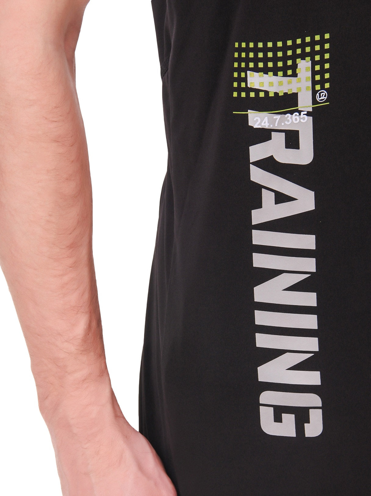 Men's Stretchable Printed Gym Vest Regular Fit Tank Sleeveless T-Shirt