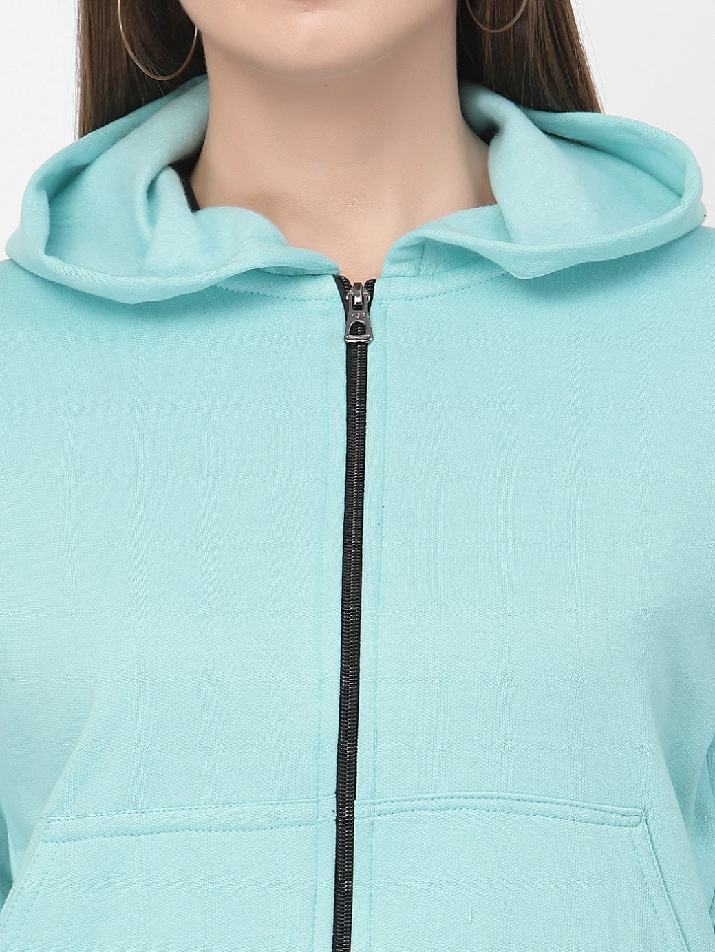 UZARUS Women's Cotton Fleece Premium Sweatshirt Hoodie