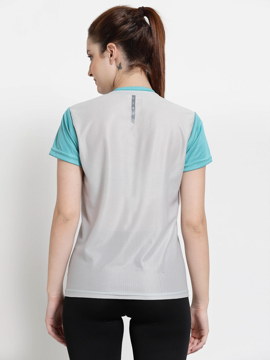 UZARUS Women's Regular Fit Yoga Jogging Running Top Sports Gym T-Shirt