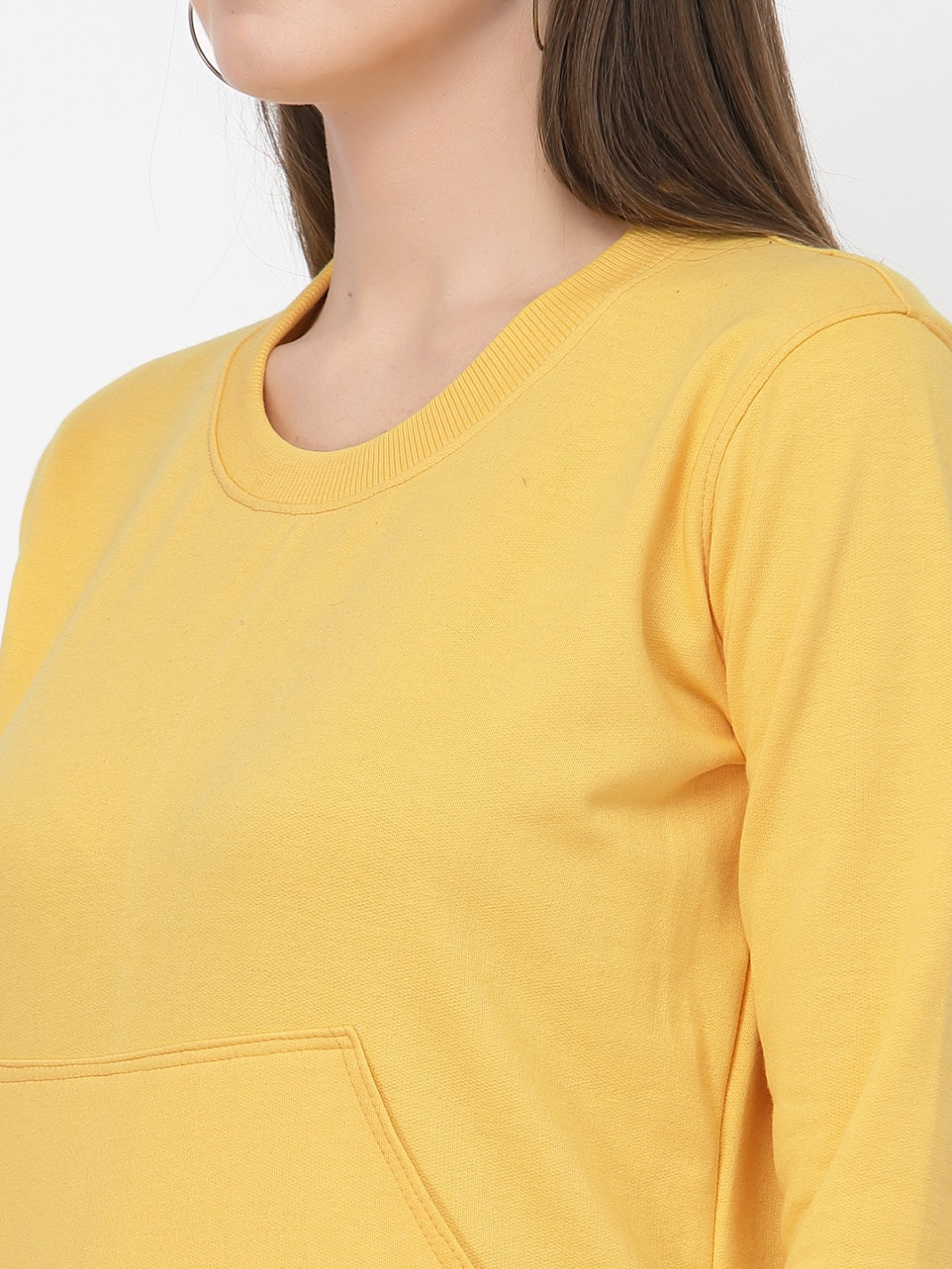 UZARUS Women's Cotton Fleece Premium Sweatshirt