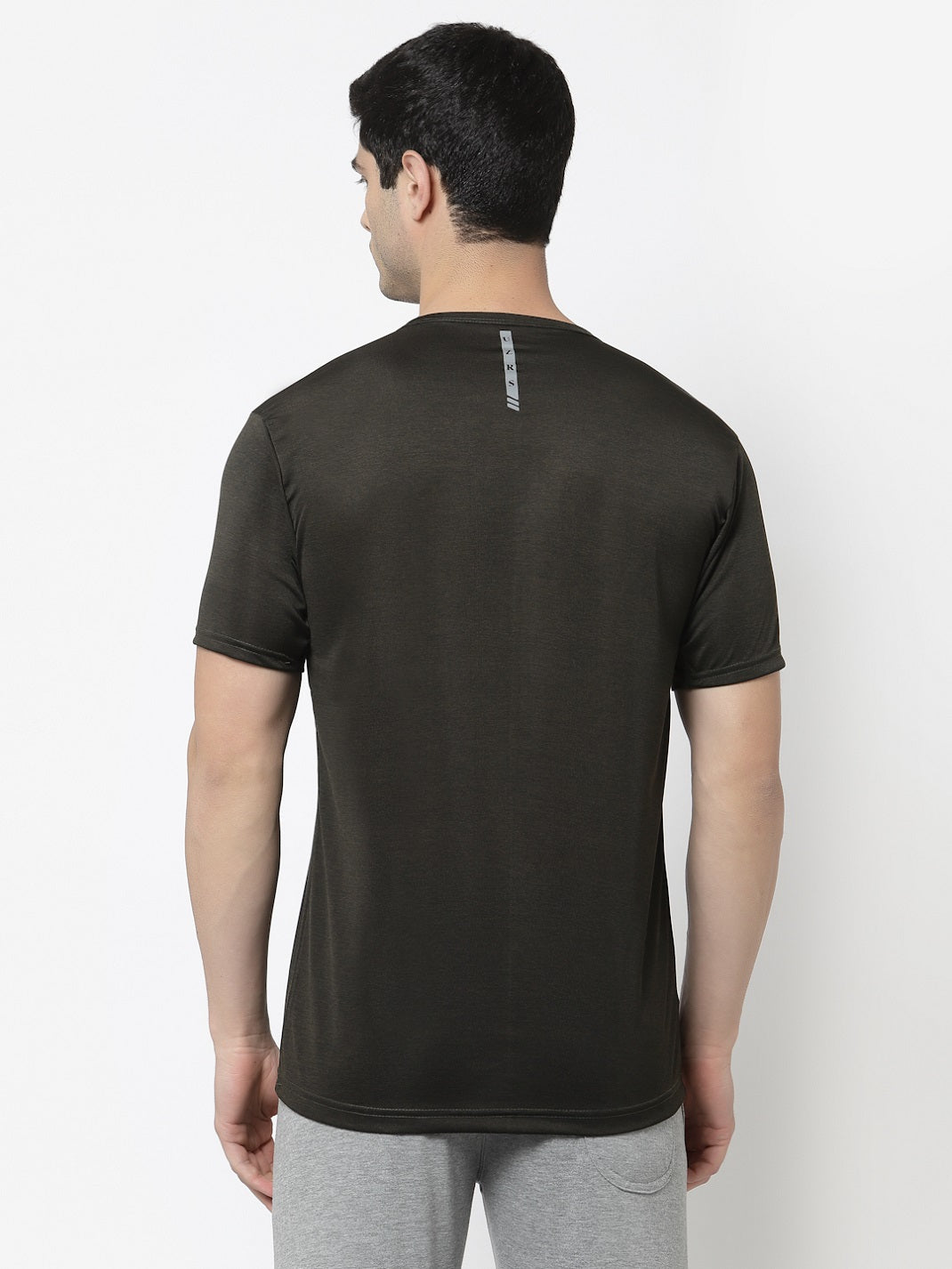 UZARUS Men's Dry Fit Sports Gym Regular T-Shirt