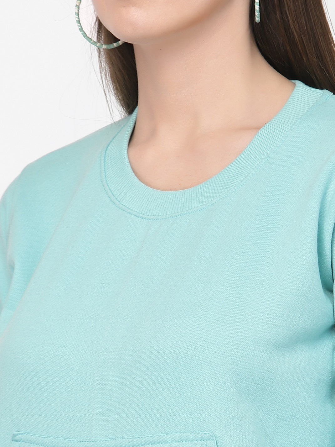 UZARUS Women's Cotton Fleece Premium Sweatshirt