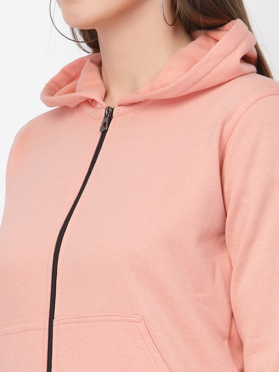 UZARUS Women's Cotton Fleece Premium Sweatshirt Hoodie