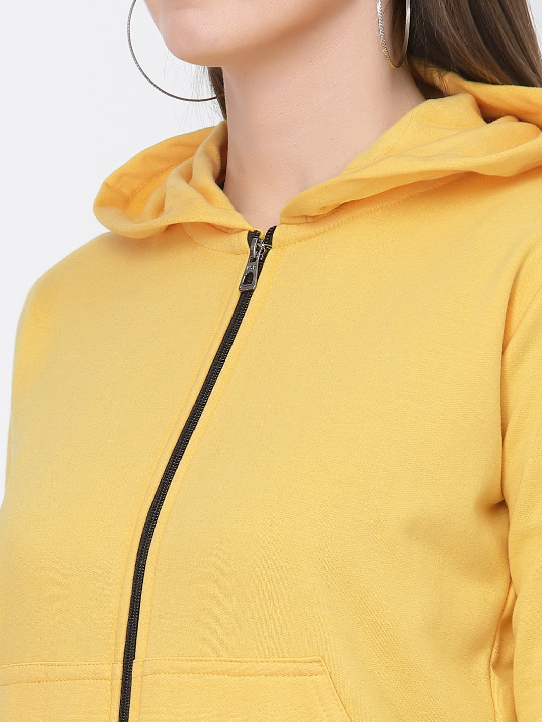 UZARUS Women's Cotton Fleece Premium Sweatshirt Hoodie