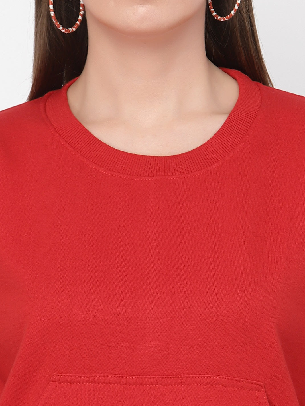UZARUS Women's Cotton Fleece Premium Sweatshirt