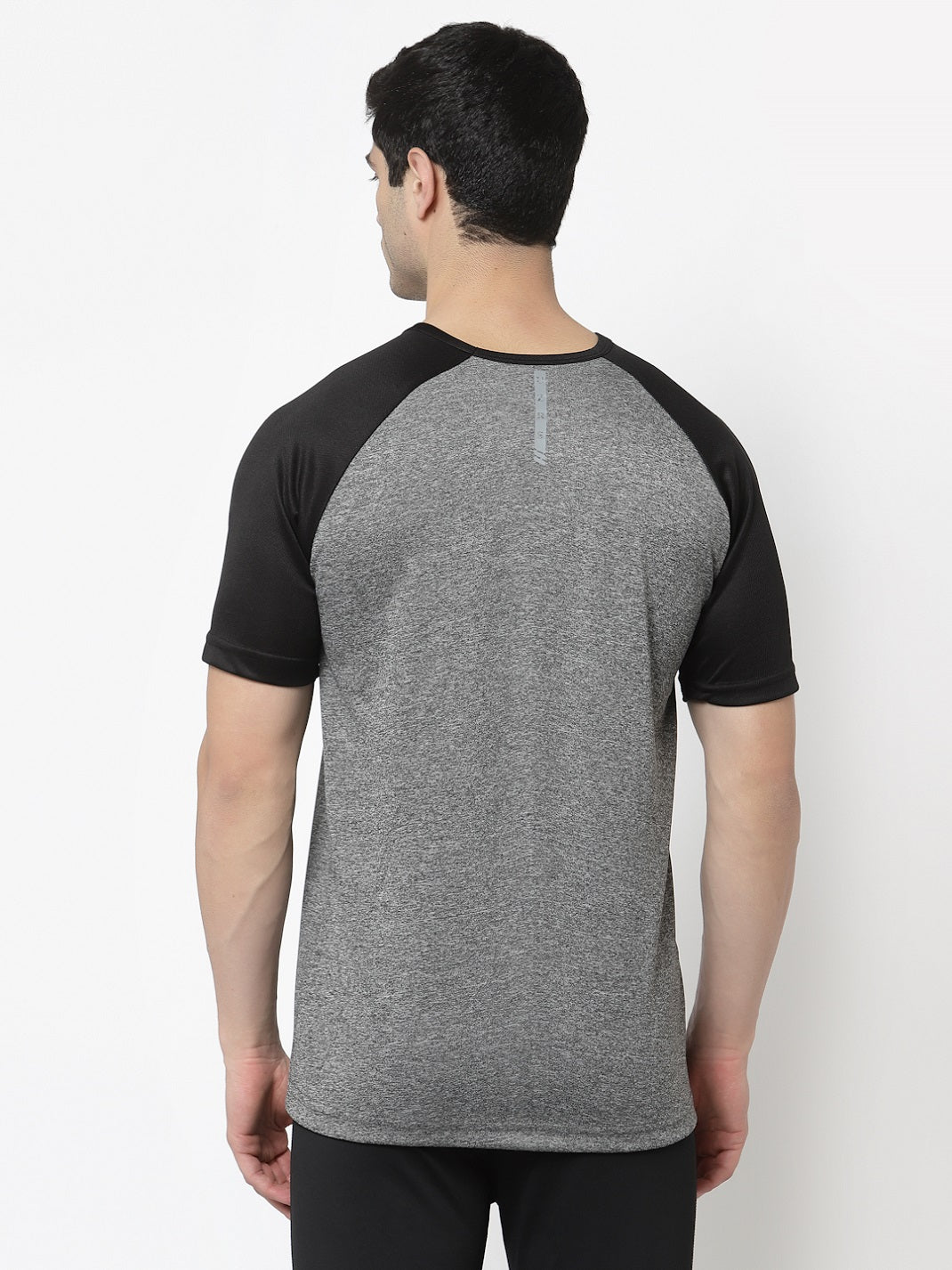 UZARUS Men's Gym Sports Half Sleeves Regular Fit T-Shirt