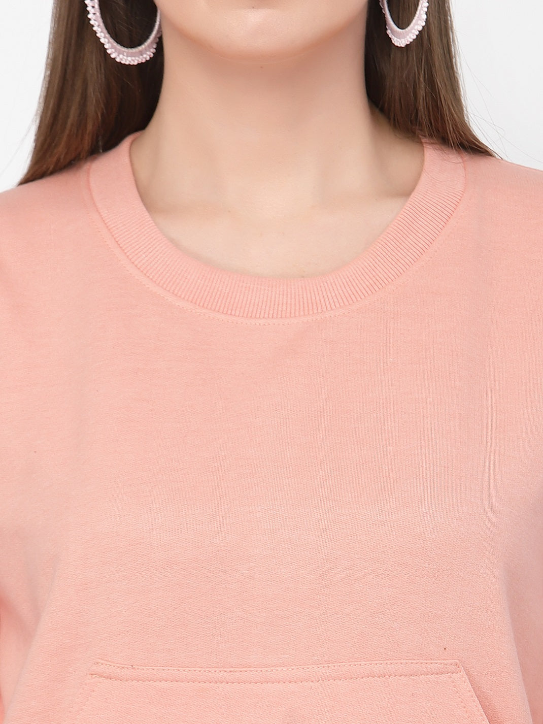 UZARUS Women's Cotton Fleece Premium Sweatshirt