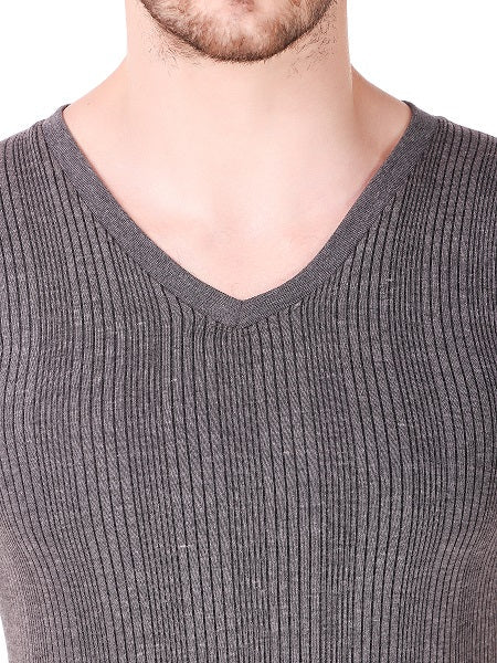 MEN'S SLEEVELESS COTTON THERMAL SET ( ROUND NECK VEST AND TROUSER)