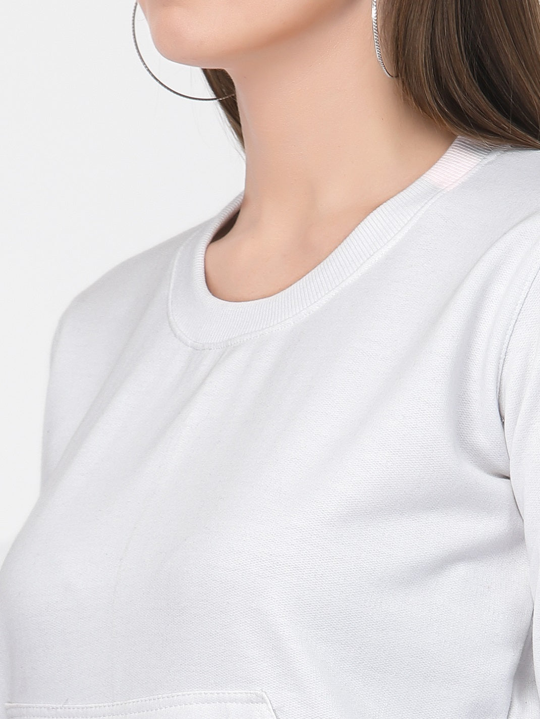 UZARUS Women's Cotton Fleece Premium Sweatshirt