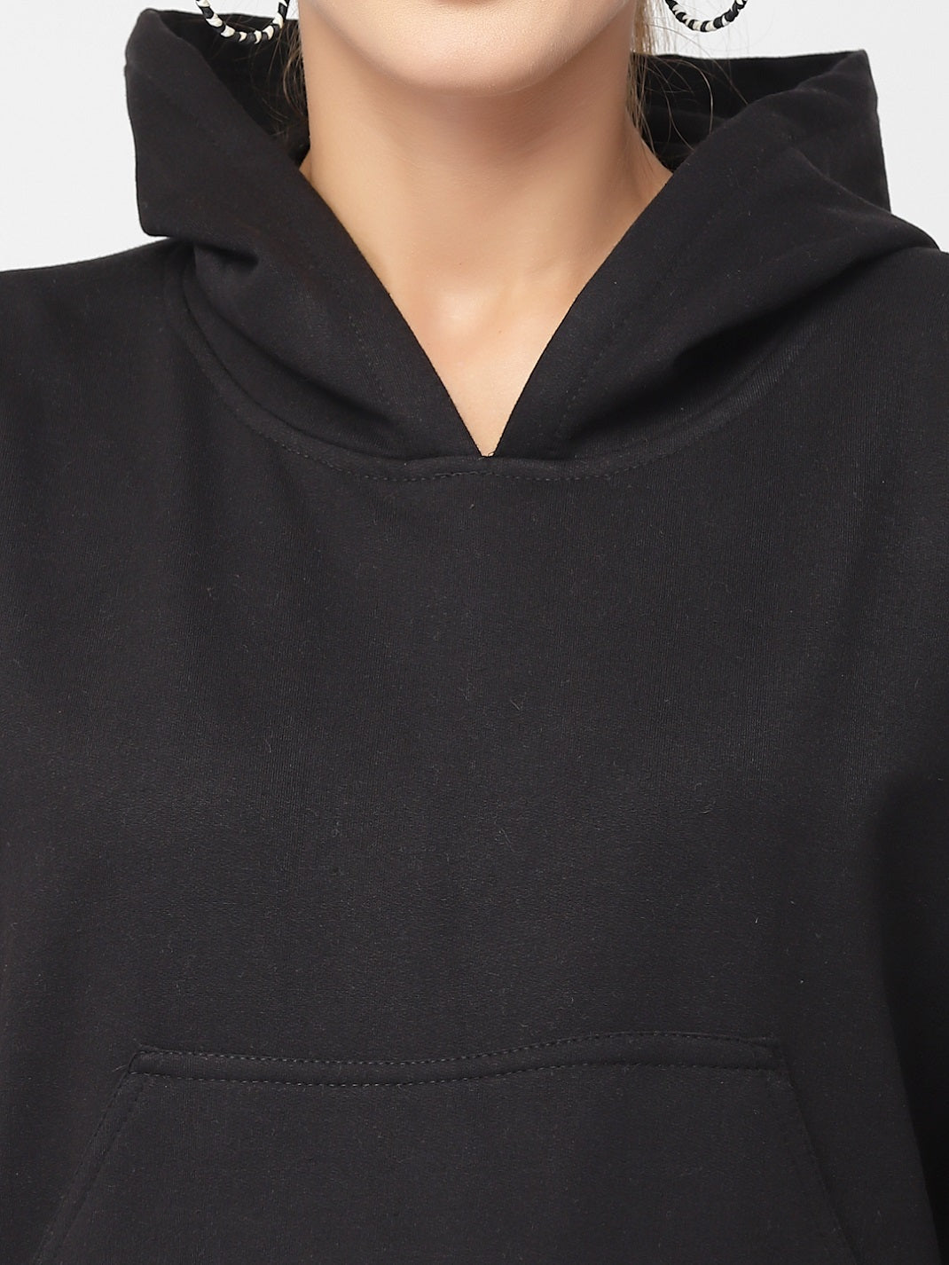 UZARUS Women's Cotton Fleece Latest Stylish Sweatshirt Hoodie