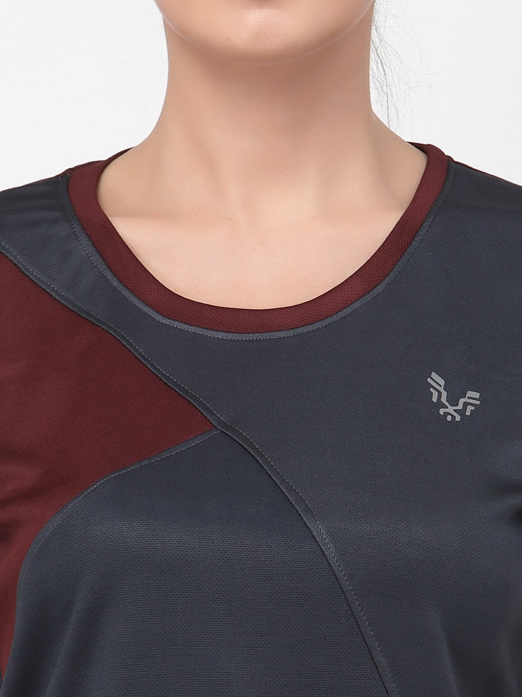 UZARUS Women's Dry Fit Workout Top Sports Gym T-Shirt