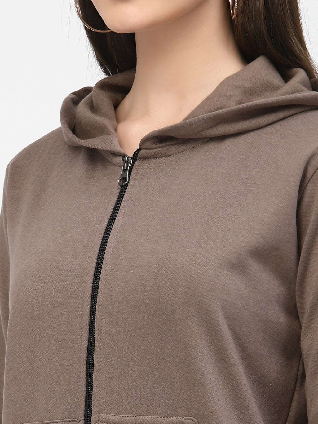UZARUS Women's Cotton Fleece Premium Sweatshirt Hoodie