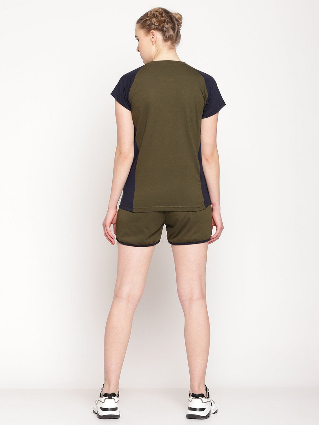 UZARUS Women's Cotton Set of Top and Shorts