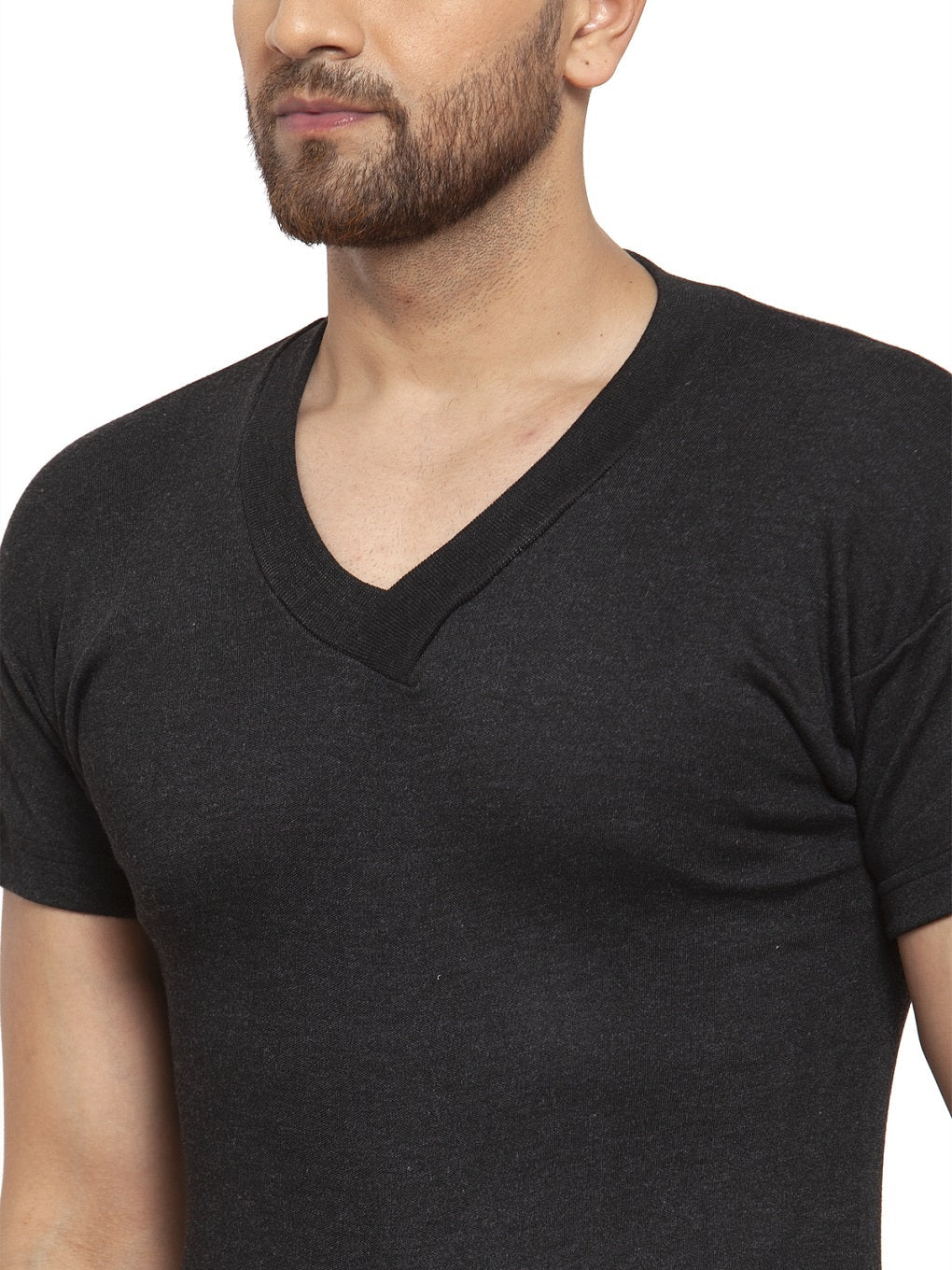 MEN'S HALF SLEEVES THERMAL SET ( V NECK VEST AND TROUSER)