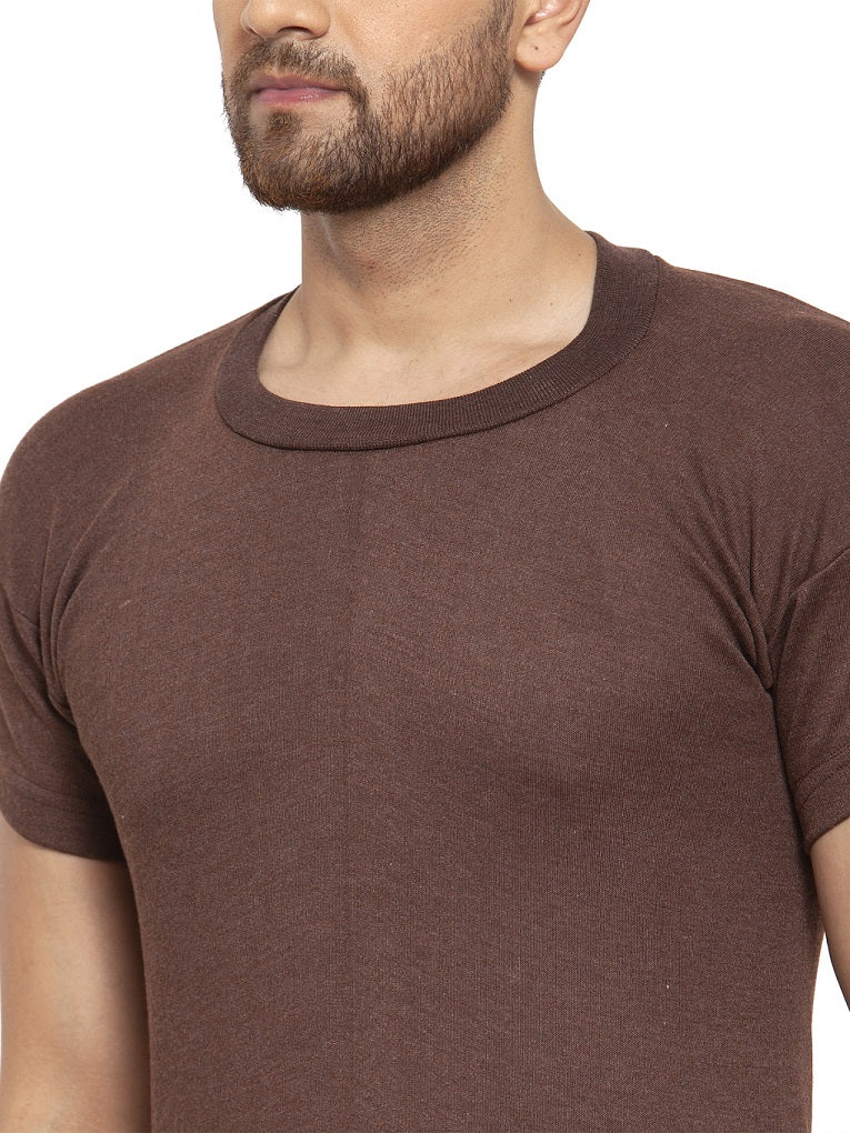 MEN'S HALF SLEEVES THERMAL SET ( ROUND NECK VEST AND TROUSER)