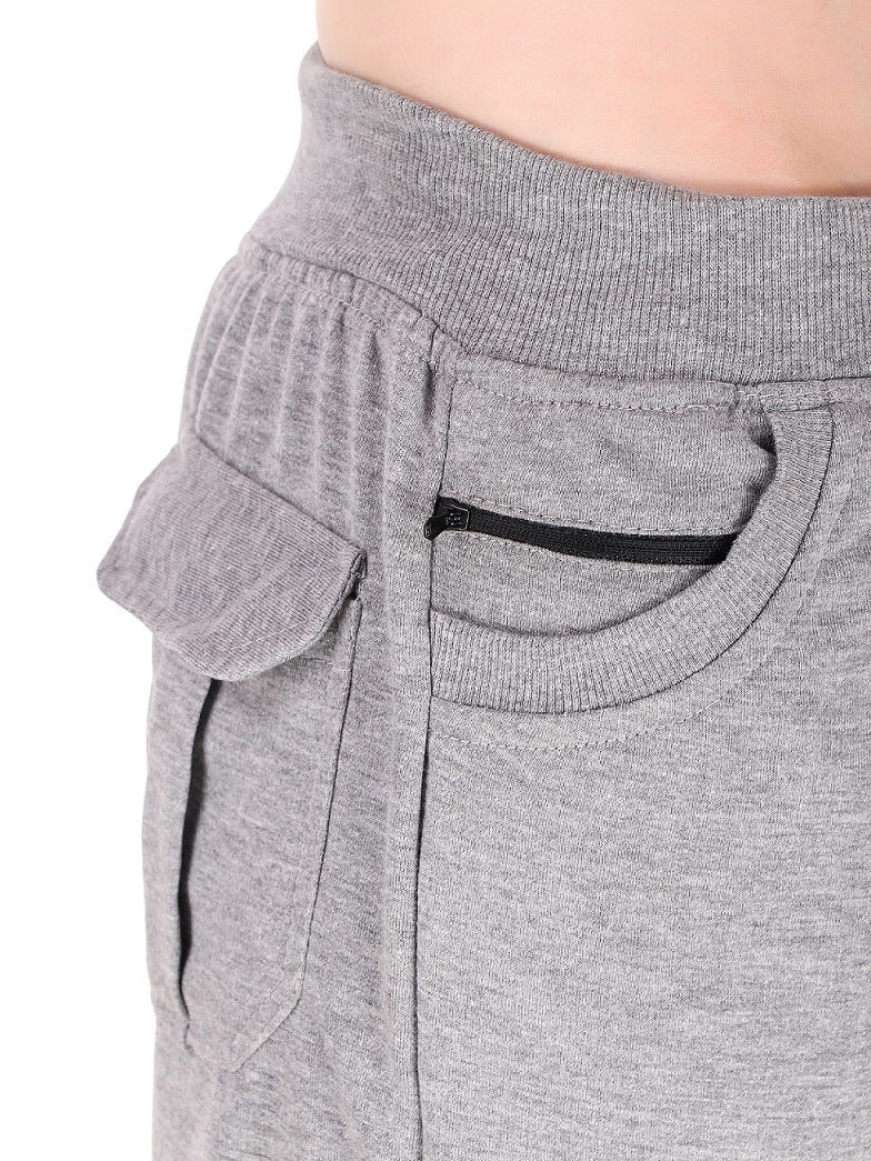 Women's Cargo Capri Shorts With 9 Zippered Pockets