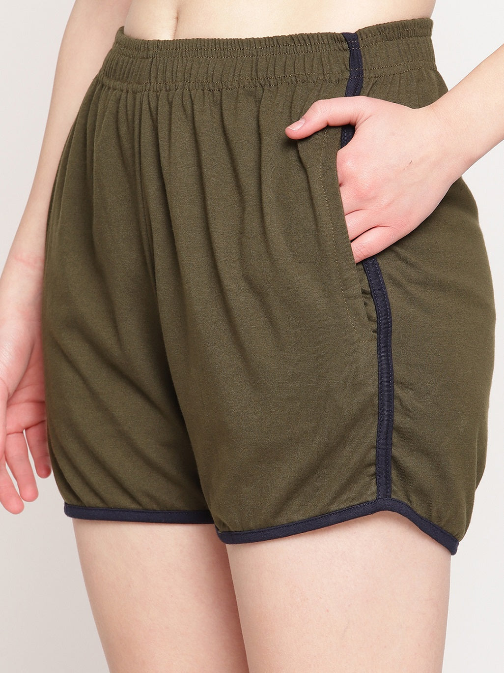 UZARUS Women's Cotton Set of Top and Shorts
