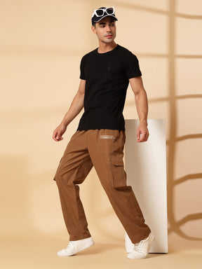 UZARUS Men's Cargo Track Pant for Men || Track Pants || Plain Men Cargo Pants Cotton || Cargos for Men