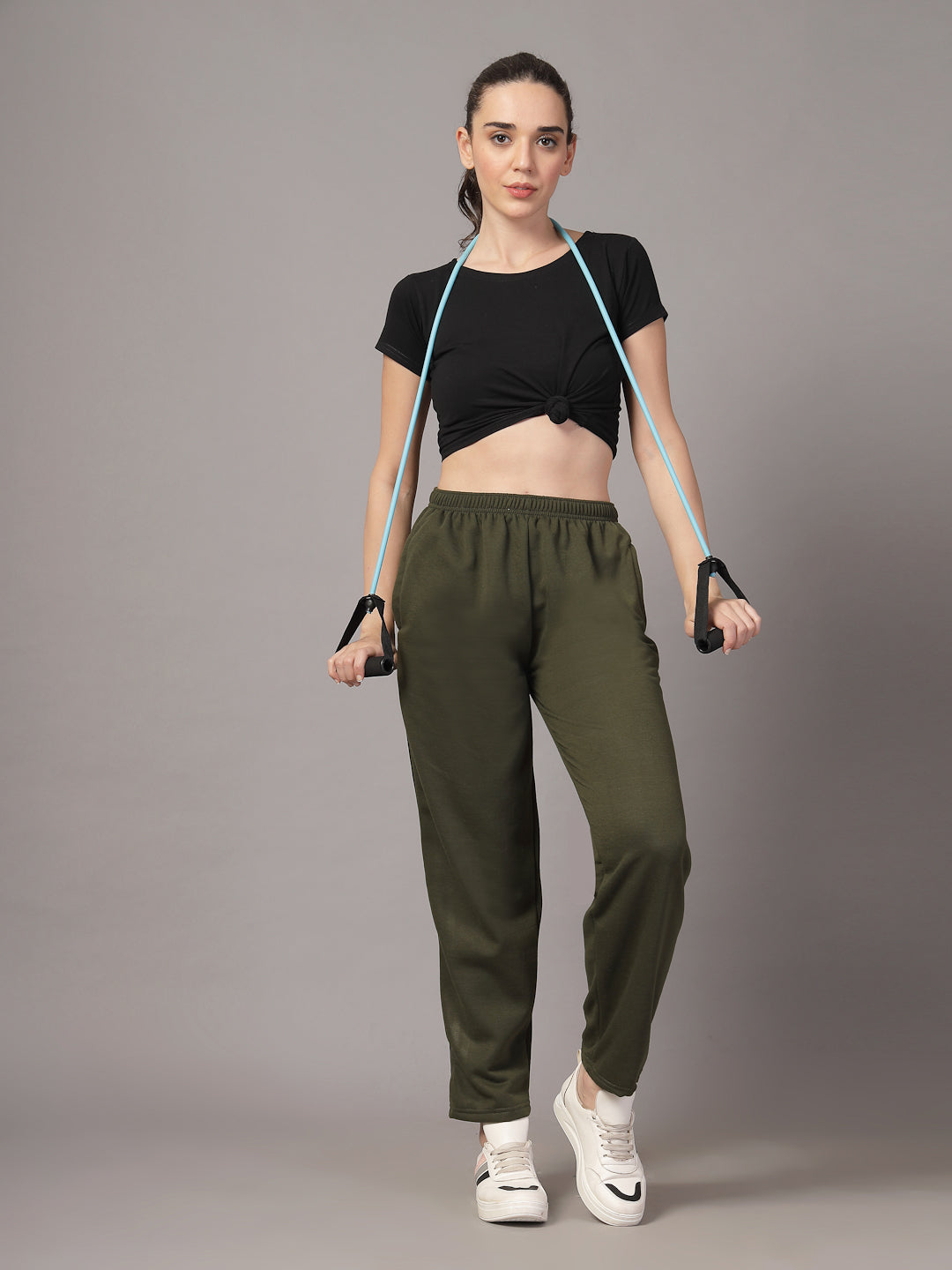 Tracksuit Bottoms Fur Lined Joggers Womens UZARUS CozyStride