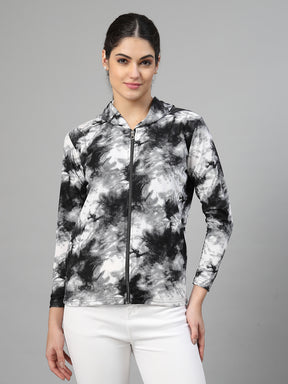 Uzarus Women's Hooded Sports Gym Training Jacket