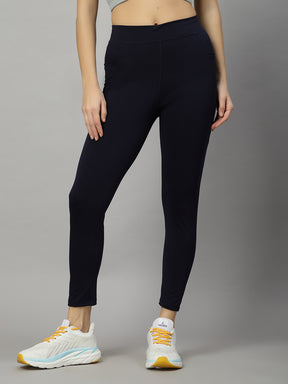 UZARUS Gym wear Premium Active wear 4 way Leggings Workout Pants with Side Pockets/Stretchable Tights/Highwaist Sports Fitness Yoga Track Pants for Women & Girls