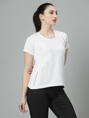 UZARUS Women's Comfort Active Fit Workout Top Sports Gym T-Shirt (Pack Of 2)