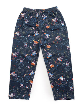 Uzarus Relaxed Pajama Pants with All Over Print for Boys and Girls (Bright Colors)(Regular Fit)(Pack of 5)