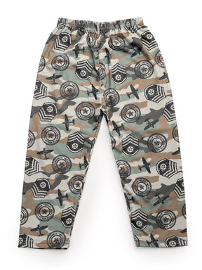 Uzarus Relaxed Pajama Pants with All Over Print for Boys and Girls (Bright Colors)(Regular Fit)(Pack of 5)