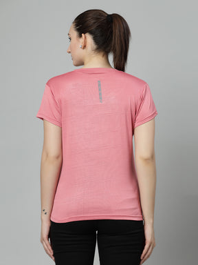 UZARUS Women's Comfort Active Fit Workout Top Sports Gym T-Shirt (Pack Of 2)