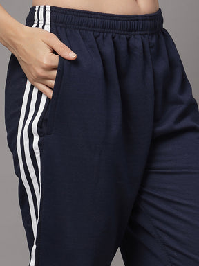 UZARUS CozyStride Women's Regular Fit Heavy Weight Fleece-Lined Winter Track Pants