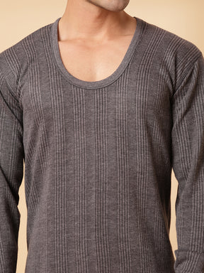 Uzarus Men's Thermal Set (Top & Bottom) | Full Sleeve | Winter Wear | Body Warmer Set