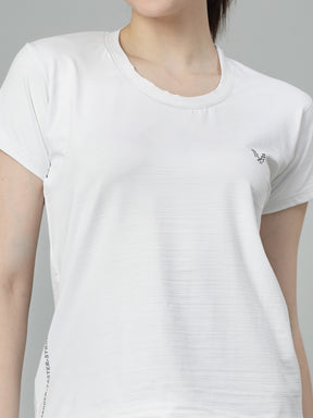 UZARUS Women's Comfort Active Fit Workout Top Sports Gym T-Shirt (Pack Of 2)
