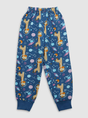 Uzarus Cotton Pajama Pants with All Over Print for Boys and Girls (Bright Colors)(Regular Fit)(Pack of 5)
