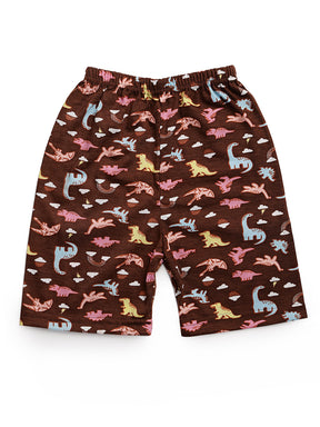 UZARUS 100% Soft Casual Printed KIDS Shorts for Boys and Girls - Regular Fit (Pack of 5)